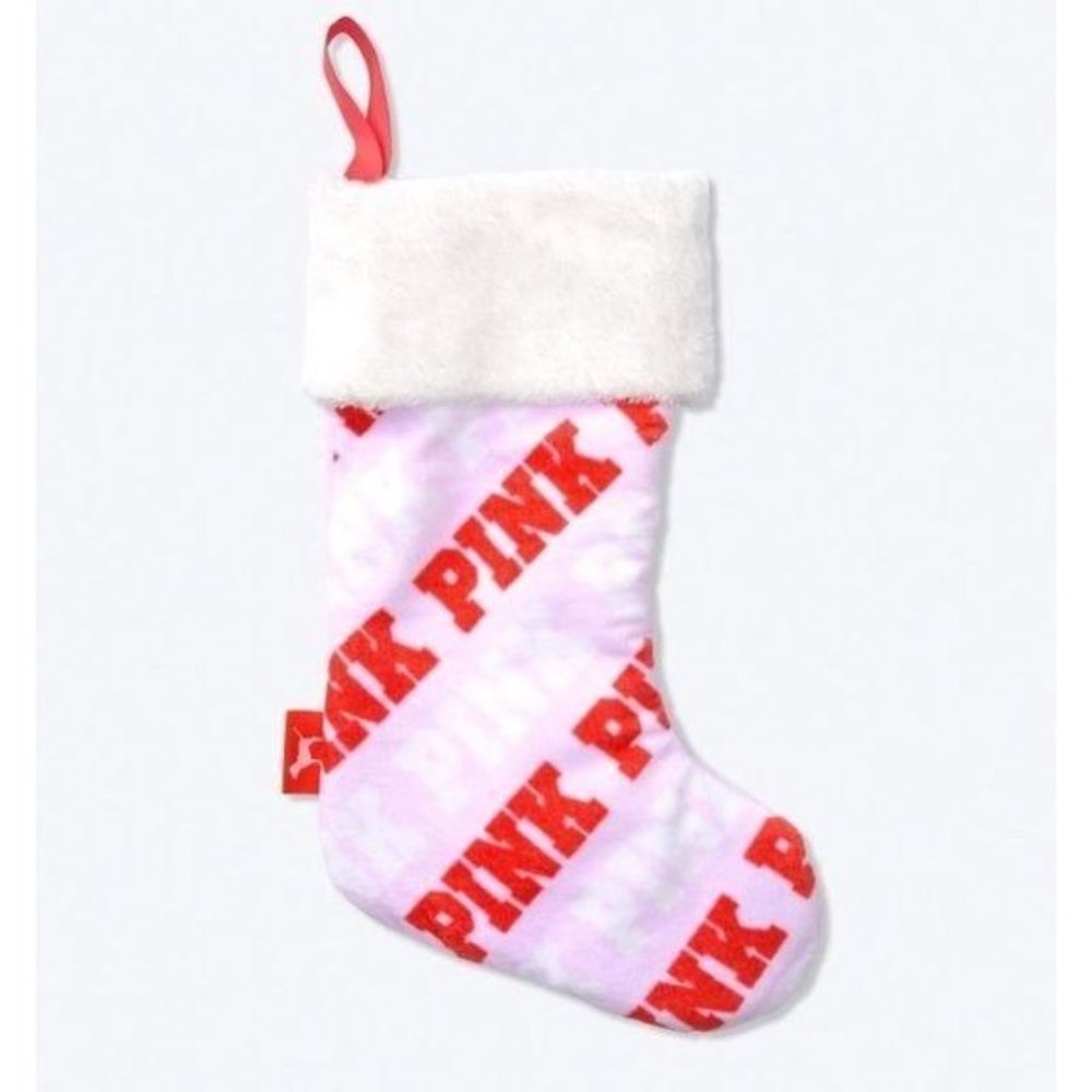 Victoria’s Secret PINK Logo Christmas Stocking NIB